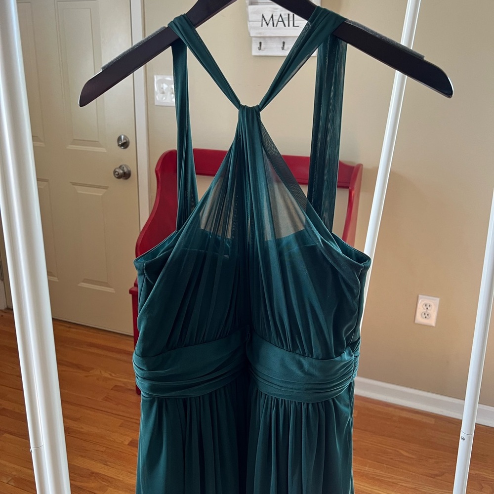 Birdy Grey Teal Halter Neck Bridesmaid Dress